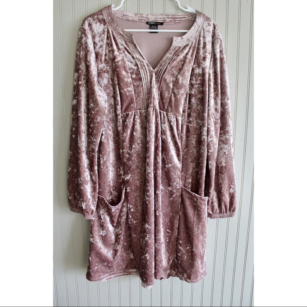 Crushed velvet party dress